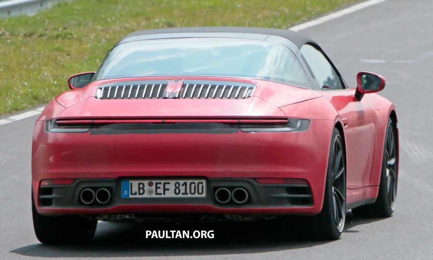 SPIED: 992-gen Porsche 911 Targa on road and ‘Ring 950972