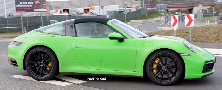 SPIED: 992-gen Porsche 911 Targa on road and ‘Ring 950976