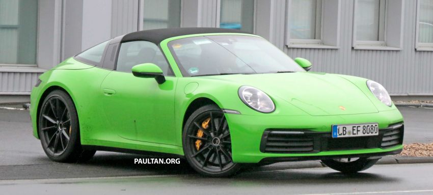 SPIED: 992-gen Porsche 911 Targa on road and ‘Ring 950945