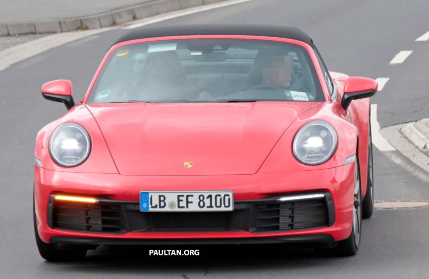 SPIED: 992-gen Porsche 911 Targa on road and ‘Ring 950982
