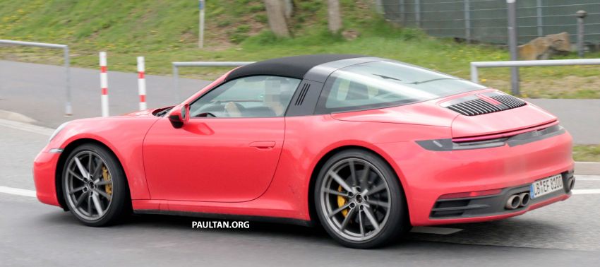 SPIED: 992-gen Porsche 911 Targa on road and ‘Ring 950989