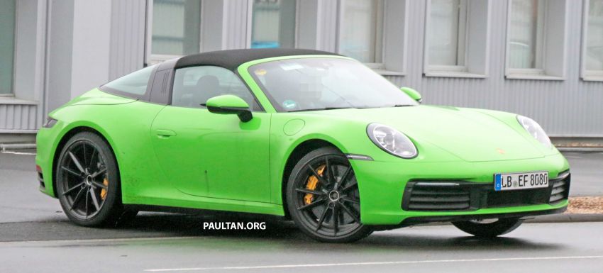 SPIED: 992-gen Porsche 911 Targa on road and ‘Ring 950947