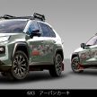 Toyota RAV4 dengan kit TRD dan Modellista di Jepun