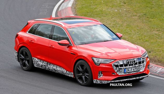 SPYSHOTS: Audi e-tron ‘quattro S’ spotted testing