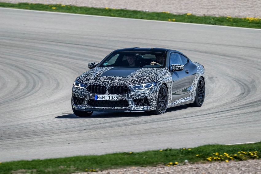BMW M8 Coupe and Convertible will debut new display and control system – Setup and M Mode buttons 958326