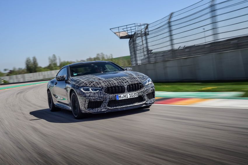 BMW M8 Coupe and Convertible will debut new display and control system – Setup and M Mode buttons 958349