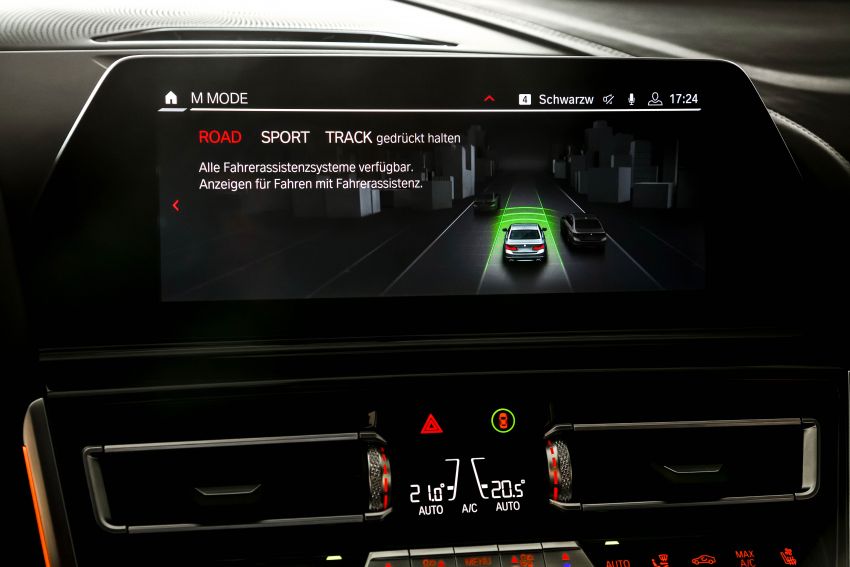 BMW M8 Coupe and Convertible will debut new display and control system – Setup and M Mode buttons 958358
