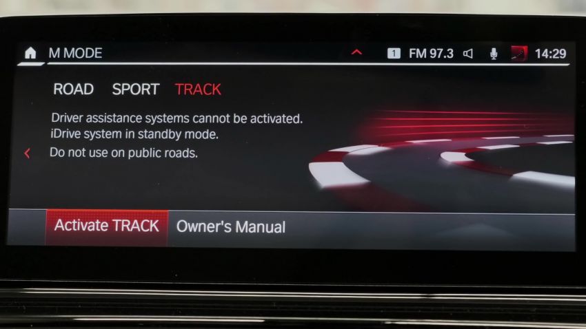 BMW M8 Coupe and Convertible will debut new display and control system – Setup and M Mode buttons 958380