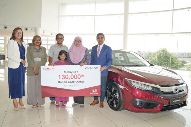 Honda Malaysia rai pemilik Civic yang ke-130,000 – tawar rebat sehingga RM5,000 sempena Ramadan