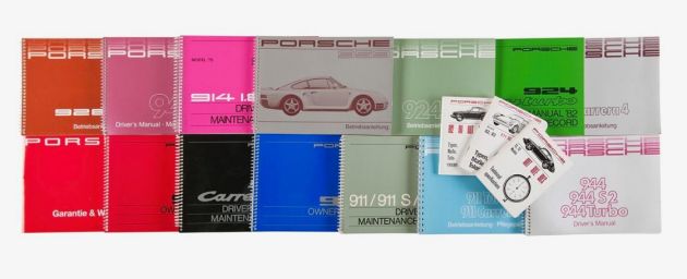 Porsche reprints driver's manuals – 356 to 996-gen 911 Classic Porsche Instruction Manuals