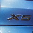 BMW X5 G05 – hanya varian xDrive40i M Sport dibawa ke Malaysia, harga RM618,800, kuasa 335 hp/450 Nm