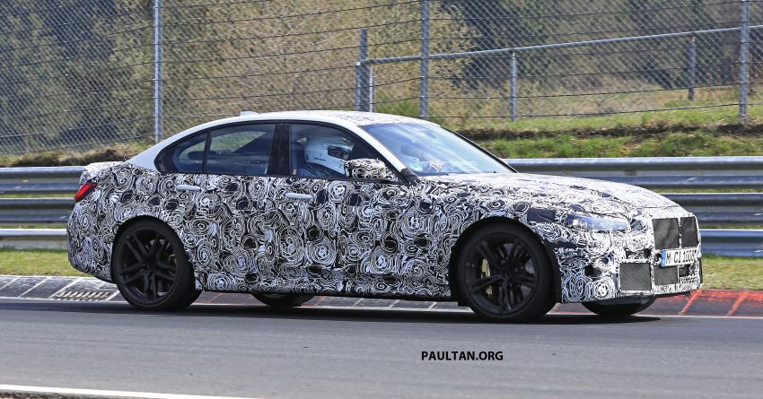 SPIED: G80 BMW M3 seen at the Nurburgring again 958018