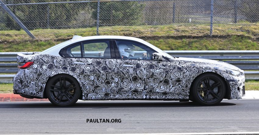 SPIED: G80 BMW M3 seen at the Nurburgring again 958019