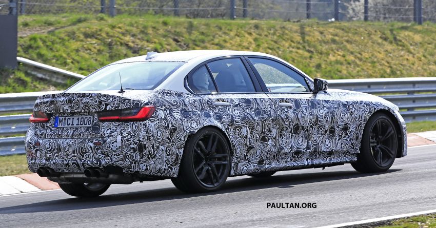 SPIED: G80 BMW M3 seen at the Nurburgring again 958020
