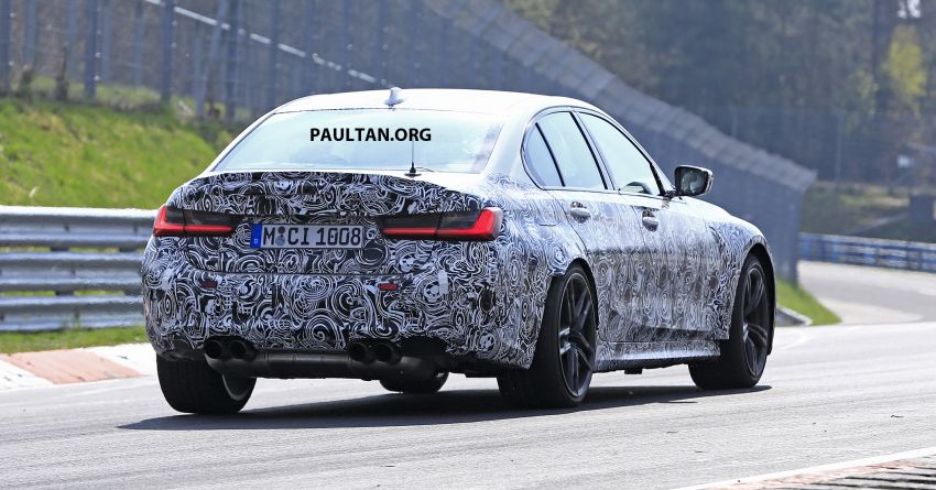 SPIED: G80 BMW M3 seen at the Nurburgring again 958021
