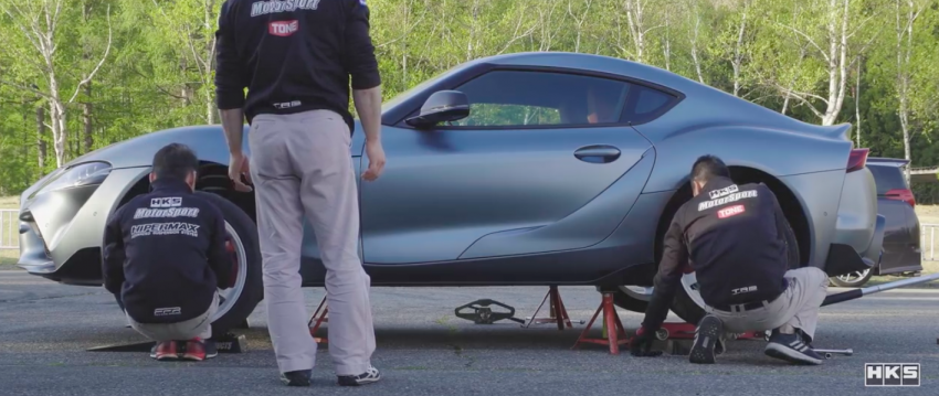 VIDEO: HKS tests exhaust, suspension for A90 Supra 961409