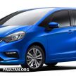 Honda Jazz 2020 – imej <em>render</em> model generasi baru