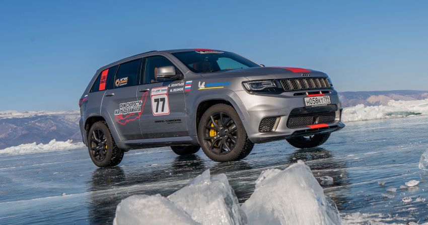 Jeep Grand Cherokee Trackhawk catat rekod SUV produksi terpantas di permukaan ais – capai 280 km/j! 957856