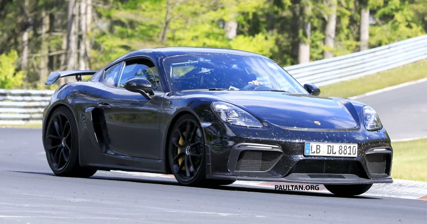 SPIED: Porsche 718 Cayman GT4 testing at the ‘Ring Image #967843