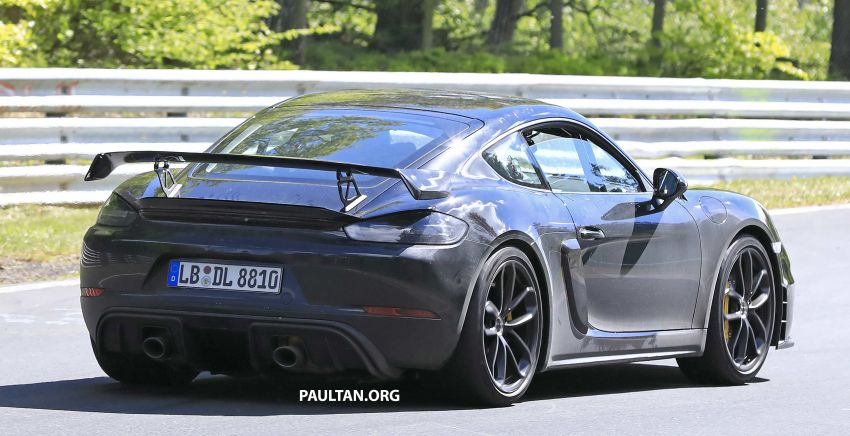 SPIED: Porsche 718 Cayman GT4 testing at the ‘Ring Image #967850