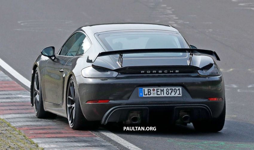 SPIED: Porsche 718 Cayman GT4 testing at the ‘Ring Image #958346