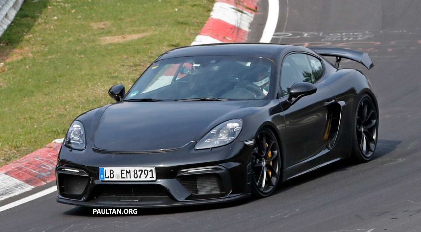 SPIED: Porsche 718 Cayman GT4 testing at the ‘Ring Image #958331