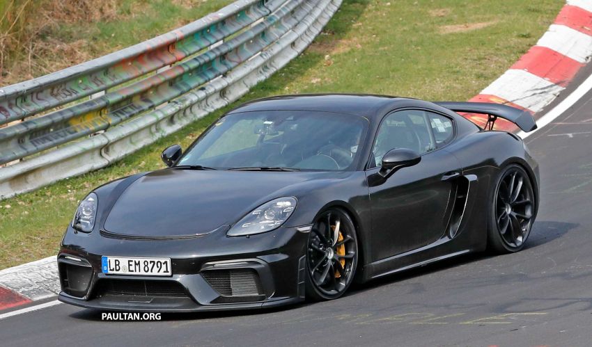 SPIED: Porsche 718 Cayman GT4 testing at the ‘Ring Image #958333
