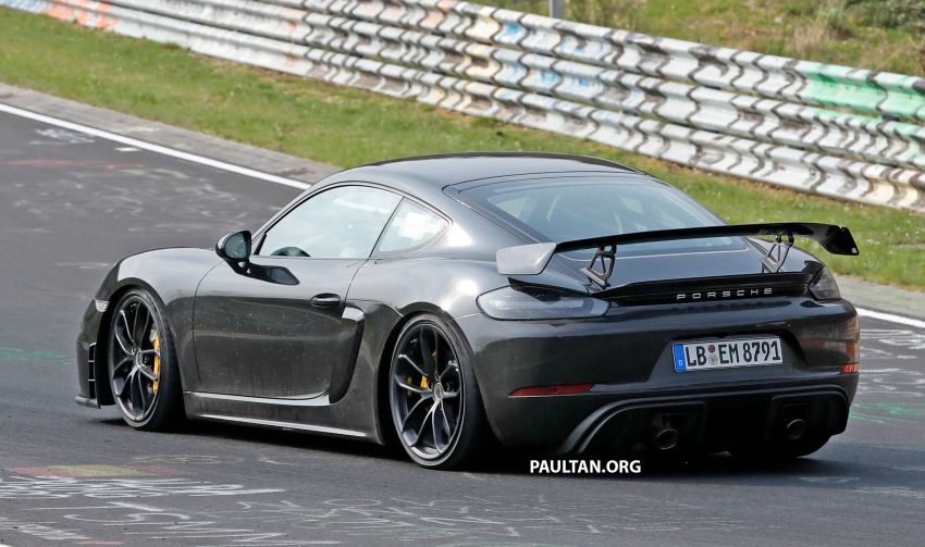 SPIED: Porsche 718 Cayman GT4 testing at the ‘Ring 958341