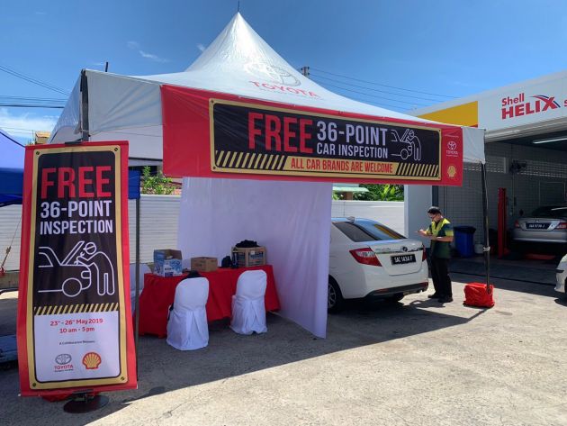 Shell, Toyota sedia pemeriksaan percuma musim Raya