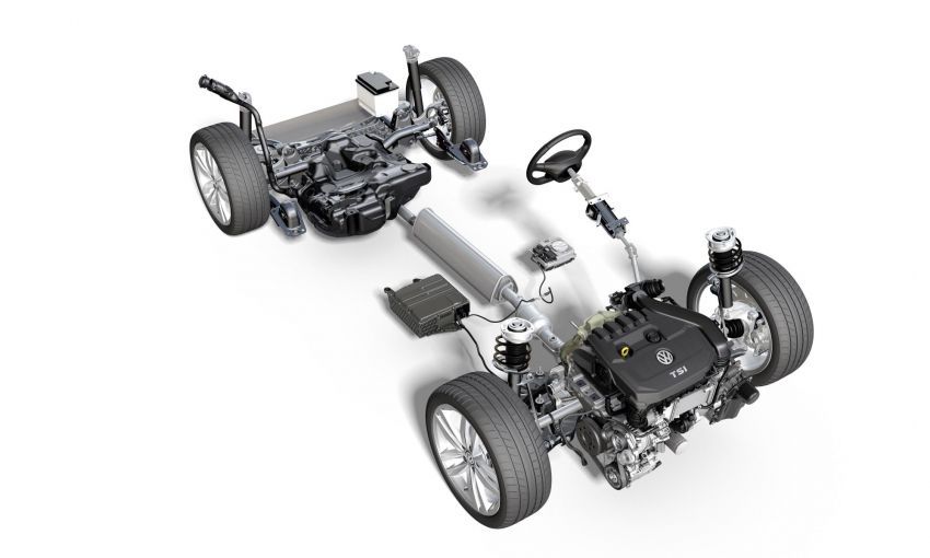 Volkswagen umum sistem mild-hybrid enjin 1.5L TSI 961040