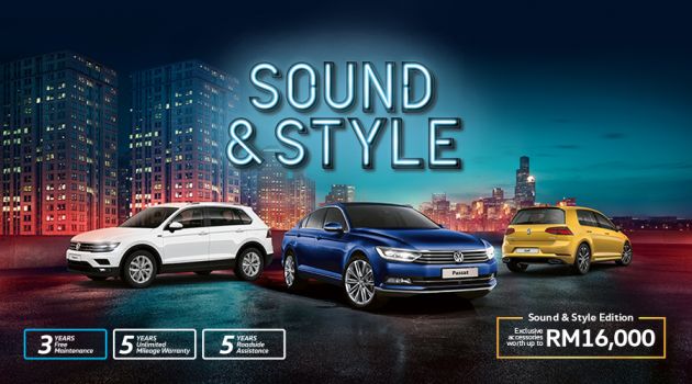 Volkswagen Golf, Passat and Tiguan gain Sound & Style Editions – extra accessories worth up to RM16k