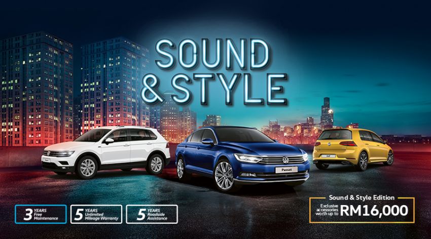 Volkswagen Golf, Passat and Tiguan gain Sound & Style Editions – extra accessories worth up to RM16k 959605