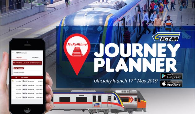 KTM lancar aplikasi MyRailtime, tawar jadual perjalanan tren Komuter untuk Lembah Klang