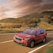 Subaru Forester receives minor updates in Japan