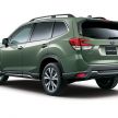 Subaru Forester receives minor updates in Japan