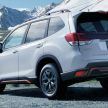 Subaru Forester receives minor updates in Japan