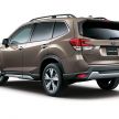 Subaru Forester receives minor updates in Japan