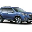 Subaru Forester receives minor updates in Japan