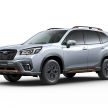 Subaru Forester receives minor updates in Japan
