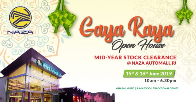 AD: Enjoy great deals at the Mid-Year Stock Clearance and Naza Gaya Raya Open House at Naza Automall PJ!