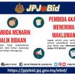 JPJeBid diperluaskan ke Sarawak mulai 24 Sept ini