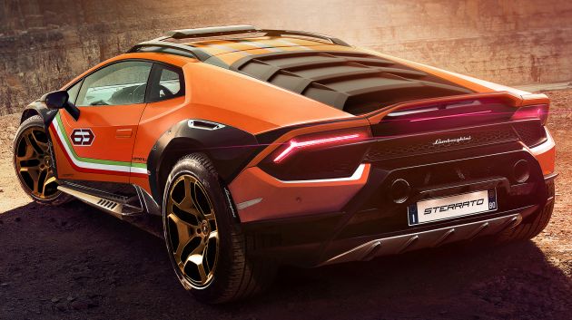 Lamborghini Huracan Sterrato – kemampuan offroad pada badan supercar, guna enjin 5.2 liter 640 hp