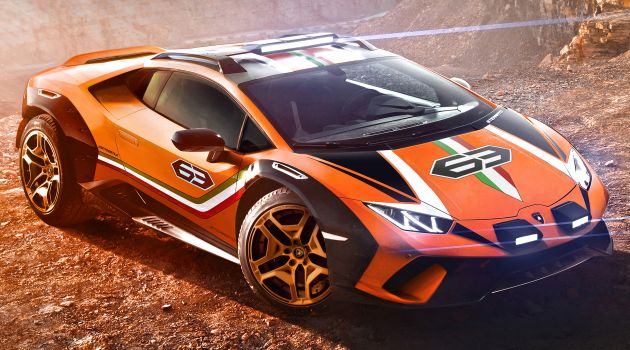 Lamborghini Huracan Sterrato – kemampuan offroad pada badan supercar, guna enjin 5.2 liter 640 hp