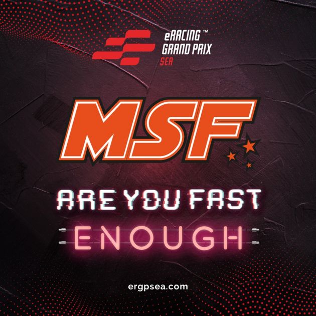 E-Racing Grand Prix SEA di MSF pusingan ke-3 nanti