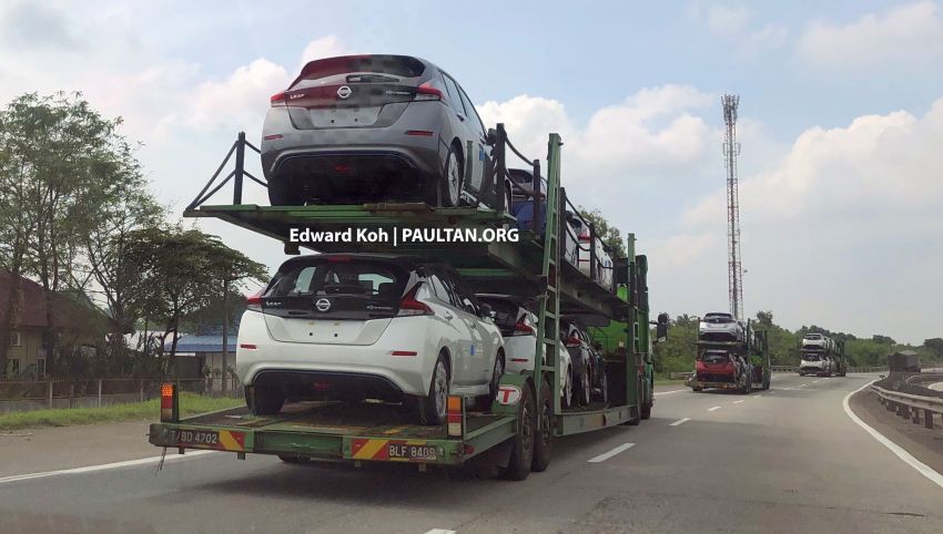 SPIED: 2019 Nissan Leaf on transporters in Malaysia 973619