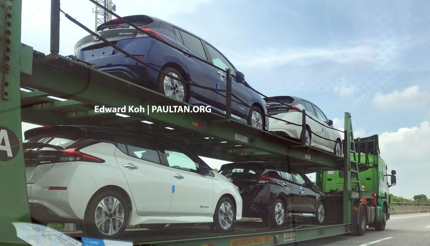 SPIED: 2019 Nissan Leaf on transporters in Malaysia 973621