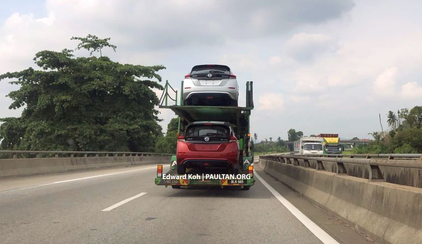 SPIED: 2019 Nissan Leaf on transporters in Malaysia 973623