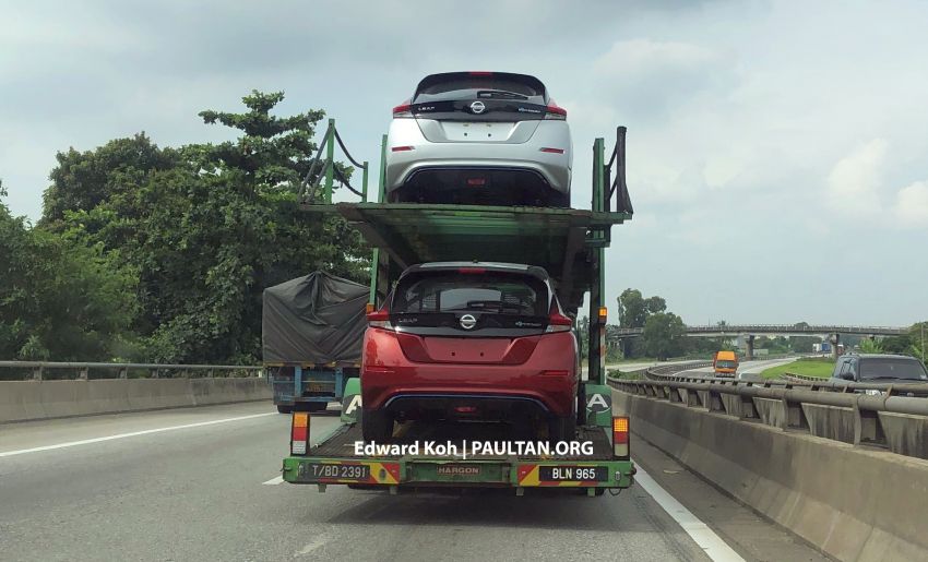 SPIED: 2019 Nissan Leaf on transporters in Malaysia 973624