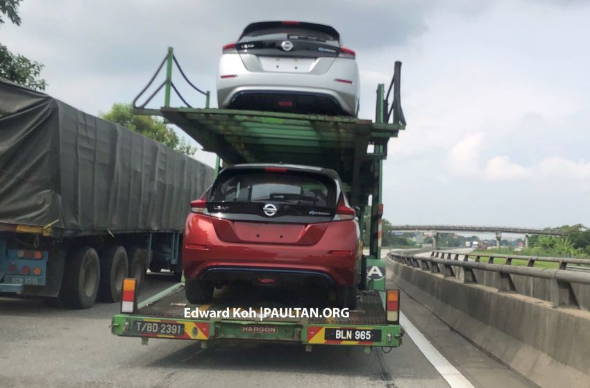 SPIED: 2019 Nissan Leaf on transporters in Malaysia 973625