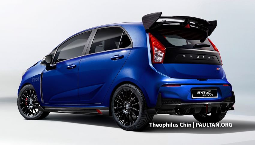 Proton Iriz S1000 Concept – a special edition to celebrate Sepang 1,000 km race victory imagined 974449